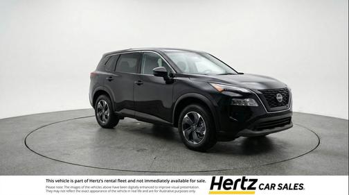 Super Black 2025 Nissan Rogue SV