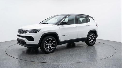 Bright White Clearcoat 2025 Jeep Compass Limited