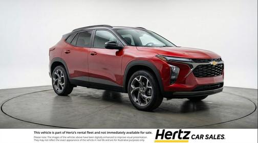 Crimson Metallic 2025 Chevrolet Trax LT