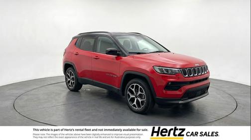 Red Hot Pearlcoat 2025 Jeep Compass Limited
