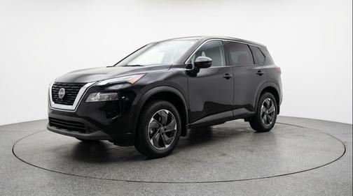Super Black 2025 Nissan Rogue SV
