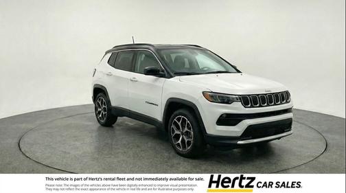 Bright White Clearcoat 2025 Jeep Compass Limited