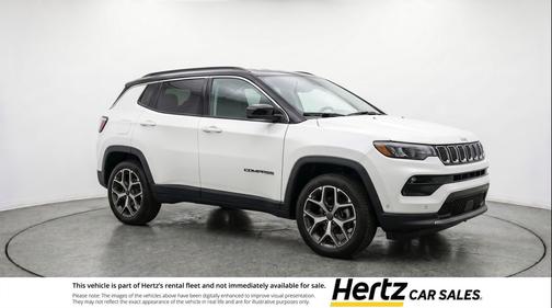 Bright White Clearcoat 2025 Jeep Compass Limited