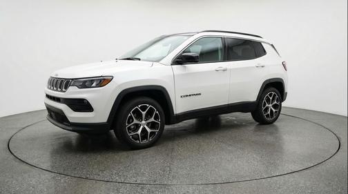 Bright White Clearcoat 2025 Jeep Compass Limited