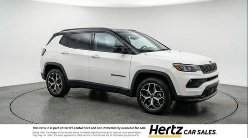 Bright White Clearcoat 2025 Jeep Compass Limited