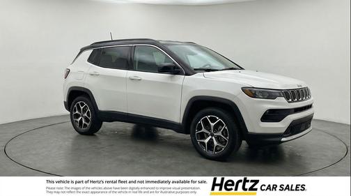 Bright White Clearcoat 2025 Jeep Compass Limited