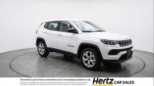 Bright White Clearcoat 2025 Jeep Compass Latitude