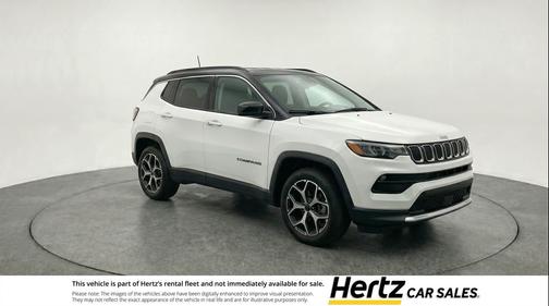 Bright White Clearcoat 2025 Jeep Compass Limited