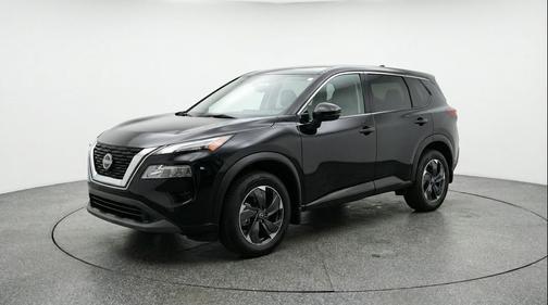 Super Black 2025 Nissan Rogue SV