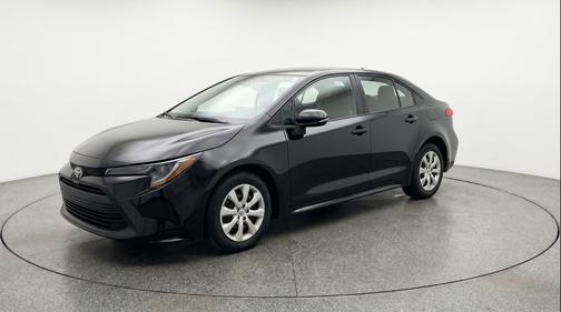 Midnight Black Metallic 2025 Toyota Corolla LE