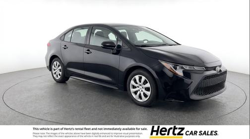 Midnight Black Metallic 2025 Toyota Corolla LE