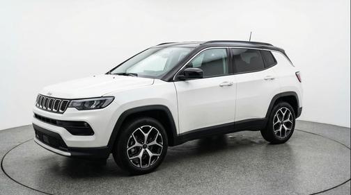 Bright White Clearcoat 2025 Jeep Compass Limited