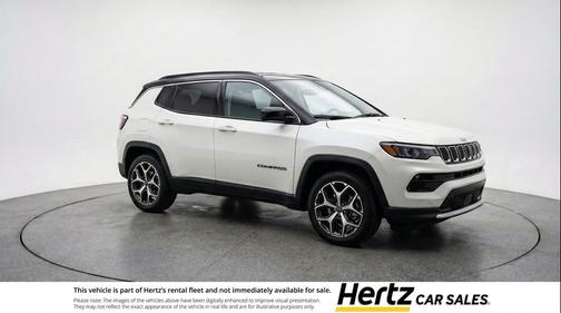 Bright White Clearcoat 2025 Jeep Compass Limited