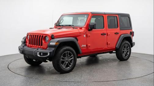 Firecracker Red Clearcoat 2025 Jeep Wrangler Sport S