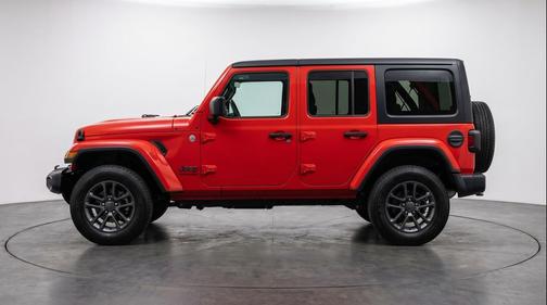 Firecracker Red Clearcoat 2025 Jeep Wrangler Sport S