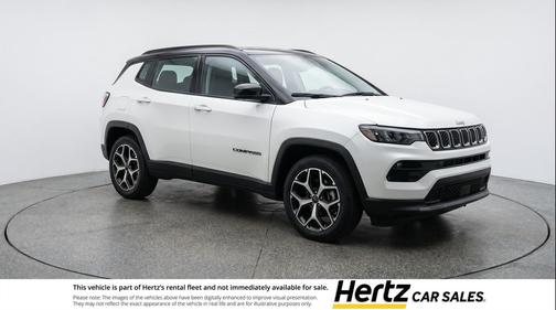 Bright White Clearcoat 2025 Jeep Compass Limited
