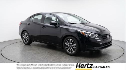 Super Black 2025 Nissan Versa 1.6 SV
