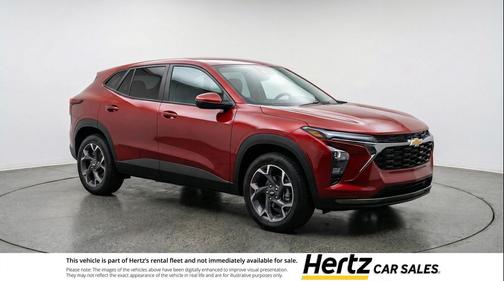 Crimson Metallic 2025 Chevrolet Trax LT