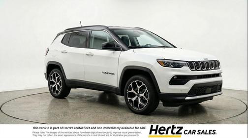 Bright White Clearcoat 2025 Jeep Compass Limited
