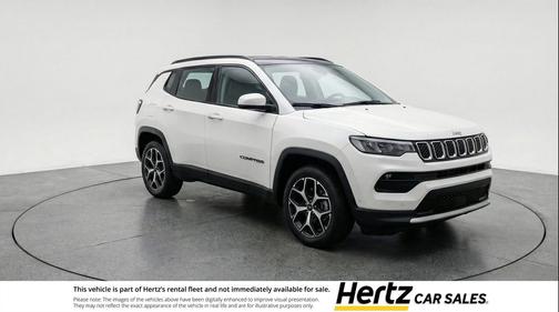 Bright White Clearcoat 2025 Jeep Compass Limited