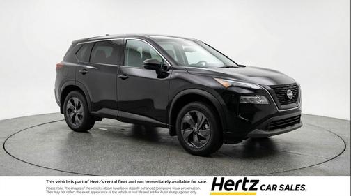 Super Black 2025 Nissan Rogue SV