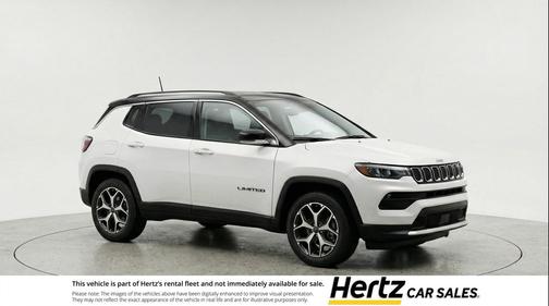Bright White Clearcoat 2025 Jeep Compass Limited
