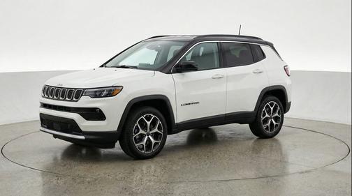Bright White Clearcoat 2025 Jeep Compass Limited