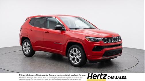 Red Hot Pearlcoat 2025 Jeep Compass Latitude