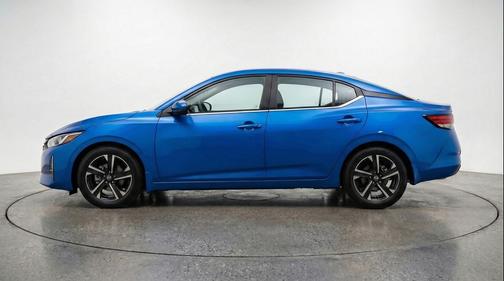 Electric Blue Metallic 2025 Nissan Sentra SV