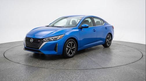 Electric Blue Metallic 2025 Nissan Sentra SV