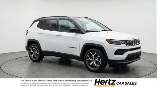 Bright White Clearcoat 2025 Jeep Compass Limited