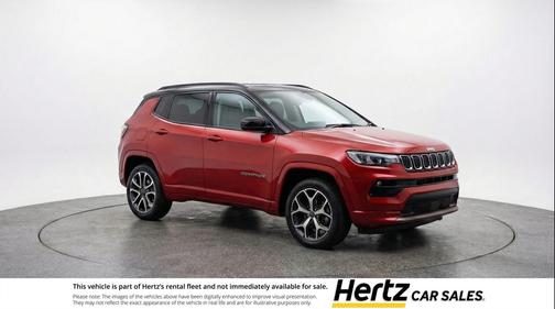 Red Hot Pearlcoat 2025 Jeep Compass Limited