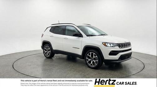 Bright White Clearcoat 2025 Jeep Compass Limited