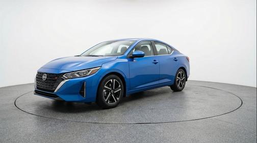 Electric Blue Metallic 2025 Nissan Sentra SV