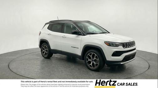 Bright White Clearcoat 2025 Jeep Compass Limited