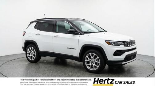 Bright White Clearcoat 2025 Jeep Compass Limited