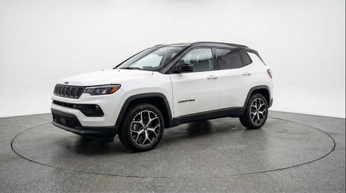 Bright White Clearcoat 2025 Jeep Compass Limited