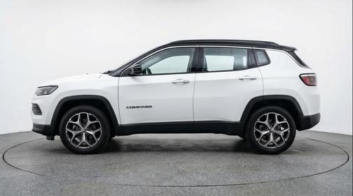 Bright White Clearcoat 2025 Jeep Compass Limited