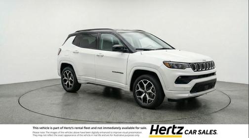 Bright White Clearcoat 2025 Jeep Compass Limited