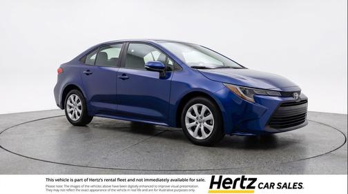 Blueprint 2025 Toyota Corolla LE
