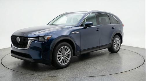 Deep Crystal Blue Mica 2025 Mazda CX-90 3.3 Turbo Preferred