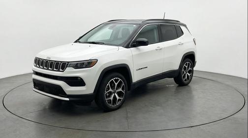 Bright White Clearcoat 2025 Jeep Compass Limited