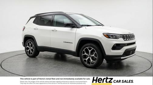 Bright White Clearcoat 2025 Jeep Compass Limited