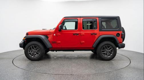 Firecracker Red Clearcoat 2025 Jeep Wrangler Sport S