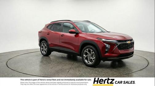 Crimson Metallic 2025 Chevrolet Trax LT