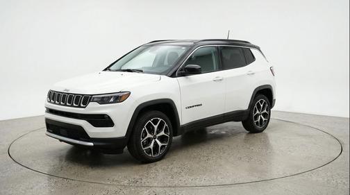 Bright White Clearcoat 2025 Jeep Compass Limited