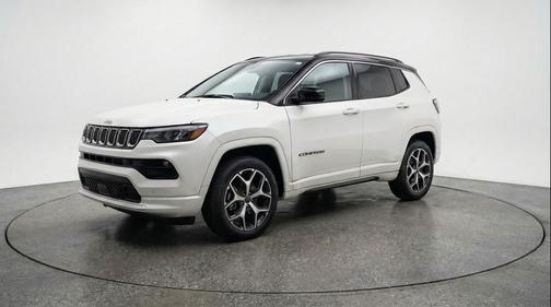 Bright White Clearcoat 2025 Jeep Compass Limited