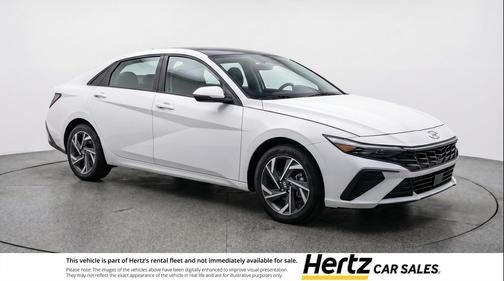 Serenity White 2025 Hyundai ELANTRA SEL