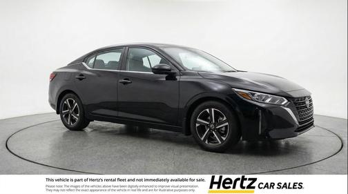 Super Black 2025 Nissan Sentra SV
