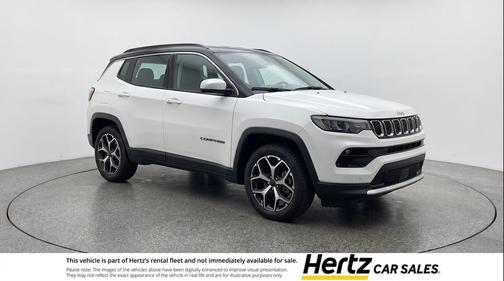 Bright White Clearcoat 2025 Jeep Compass Limited